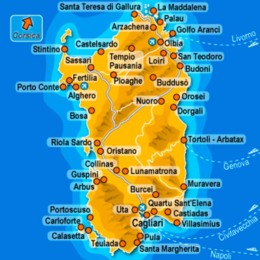La mappa turistica della Sardegna è molto più di una semplice rappresentazione geografica di questa splendida isola del Mediterraneo.